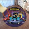 Batwheels Printed Round Rug Carpet Chair Rug Area Rug Entryway Doormats,for Office Chair Living Room Bedroom Kitchen Room.
