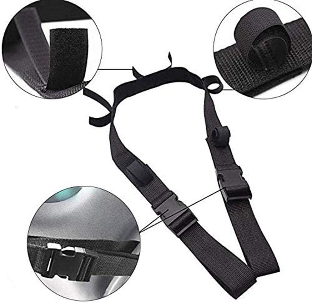 Пара держателей для удочек для автомобилей, вместимостью 5 удочек, нейлоновые автомобильные держатели для удочек, прочные регулируемые ремни для удочек