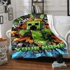 Minecraft Personalized Name Blanket Multi-purpose Personalized Blanket Warmthful Decor Throw For Bedding Bed Chair Nap Ideal for All Seasons