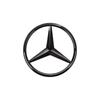 Car Sticker For Mercedes Benz 3D ABS silver/Black 9cm 90mm car rear Tail Trunk emblem badge sticker Decals For Mercedes Benz W11