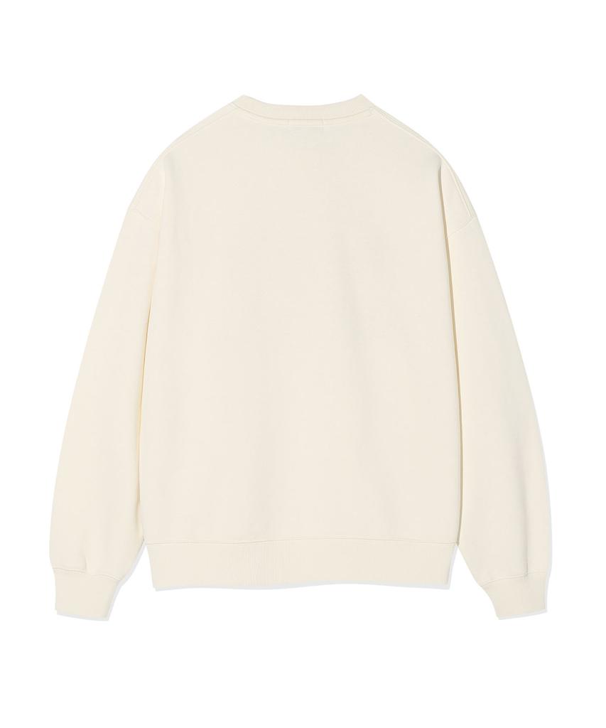 WACKY WILLY Women'S Boucle Sweatshirt Cream