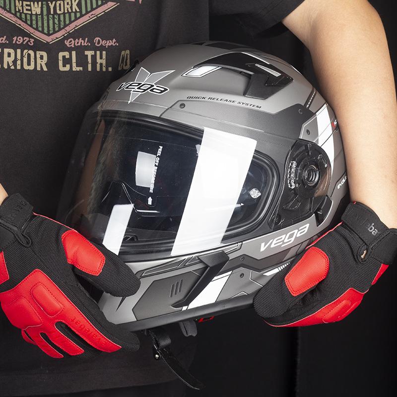 Мотоциклетные перчатки Мотоциклетная экипировка Гоночные перчатки для райдеров Защита от падений и скольжения Сенсорный экран Мужские и женские перчатки для езды