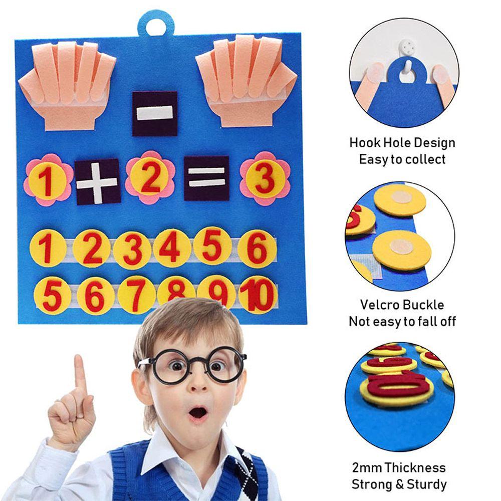 Supplies Children Finger Numbers Toys Felt Math Toy Kids Early Educational Toy Montessori Toys