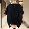 Summer Men's Fashionable Loose Sequined Round Neck Short Sleeve T-Shirt