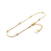 304 Stainless Steel Anklet For Women Gold Color Round Chain Anklet Leg Bracelets On The Leg Jewelry Women Accessories ,1 Piece