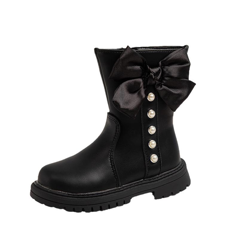 Весна и осень Новые детские ботинки Одинарные короткие ботинки