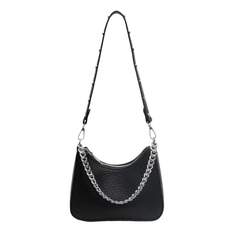 Новые модные сумки-мессенджеры для женщин, цепные сумки на плечо для поездок на работу, женские универсальные женские сумки