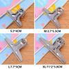 Folder File Clip Office Food Storage Clip Stationary Organizer Creative Home Living Student Test Paper Clip Plastic Clip Transparent Paper Clip