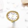 Кольцо Кольцо Свободный Размер Кольцо Часы Кольцо Кольцо Часы Аналоговые Водонепроницаемые Стильный Золотой Модный Аксессуар Женский Женский
