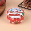 1Pcs Christmas Gift Box Metal Tin Candy Cookie Packaging Box Containers Kids New Year Gift Decor Xmas Party Supplies Navidad