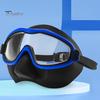 Kids Swim Goggles with Nose Cover Anti-Fog UV Protection Diving Face Guard Wide-Angle Lens No Leak Pool Goggles for Kids Age 3-15