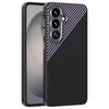 ABEEL For Samsung Galaxy S26 Magnetic Case Carbon Fiber Texture TPU PC PU Phone Back Cover