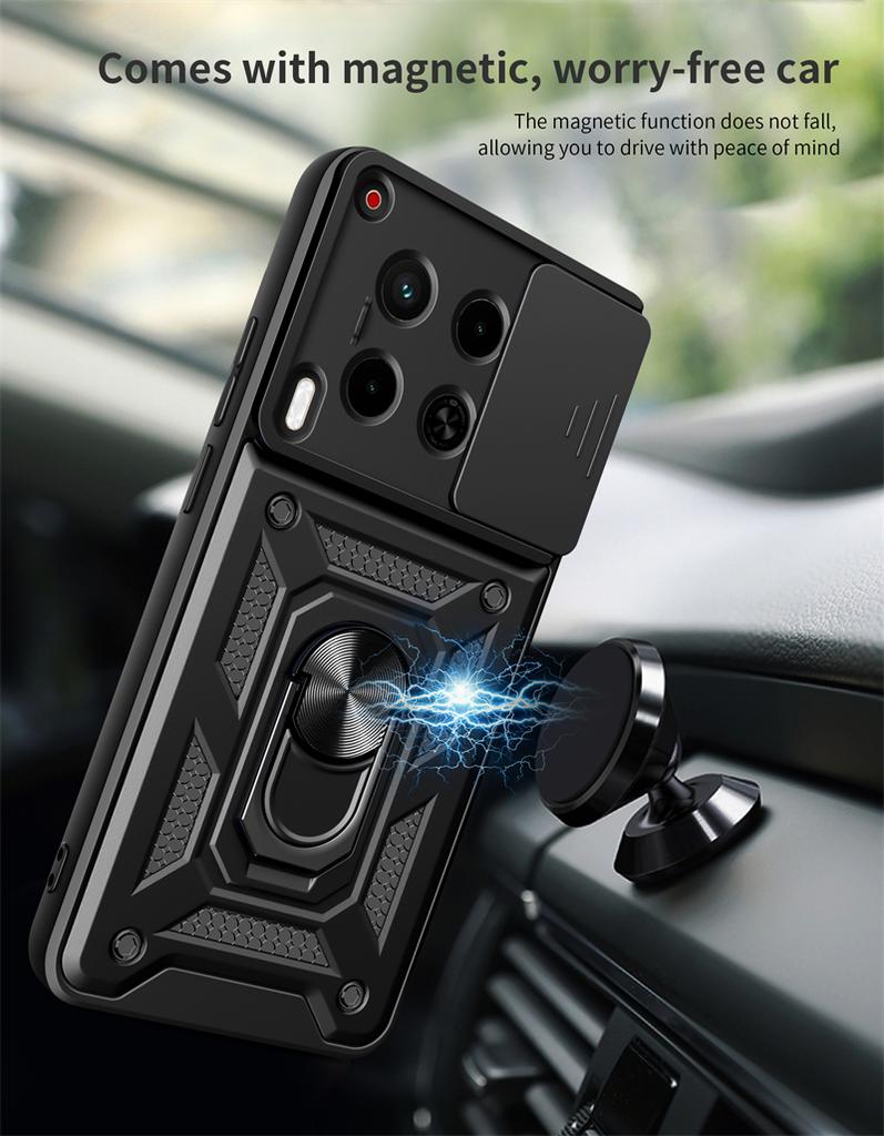 Для Camon 30 4G чехол автомобильный магнитный держатель для телефона чехол для Tecno Camon 30 4G CL6 6.78" Silde Lens Armor противоударный чехол для задней панели