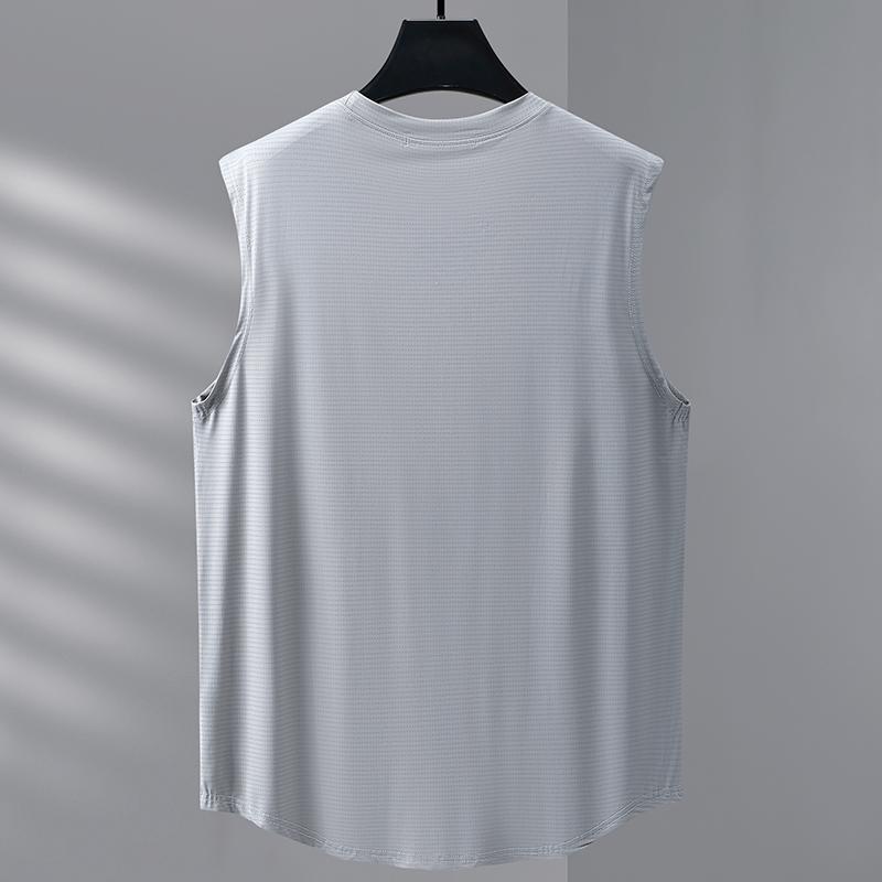 Большие размеры 4XL-10XL свободная футболка без рукавов для мужчин летние топы повседневная футболка летняя одежда