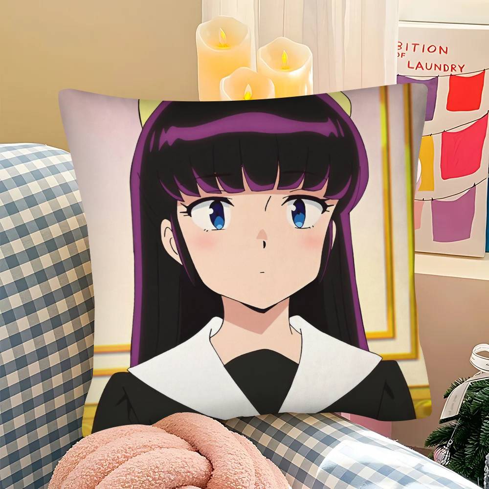 1 шт. Наволочка с персонажами Maison Ikkoku Модная квадратная наволочка Спальня Диван Гостиная Ins Декор Отдых