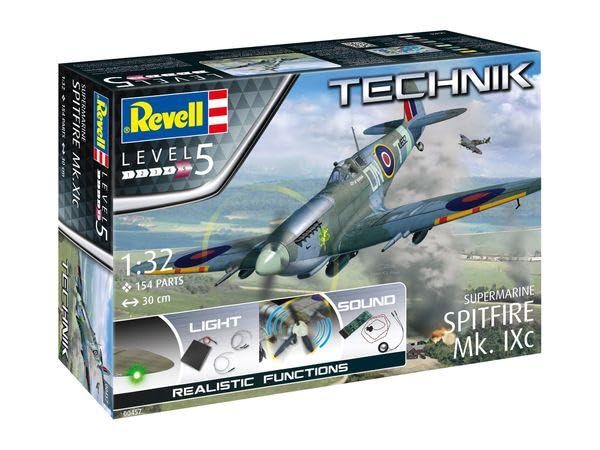 German Revell Revell Technique Series Royal Air Force Spitfire Plastic Model 00457 1/32 Mk.Ixc