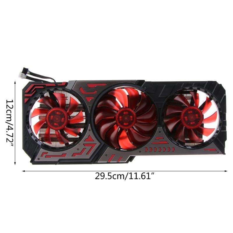 Панель вентилятора графического процессора C 12V 4Pin 12V сменный радиатор для карты GALAX 2060 2070 2080 SUPER GAMER s