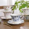Light Luxury Ceramic Mugs Royal Style Ceramic Coffee Cup and Saucer Set Afternoon Tea Exquisite Drinkware Teacup for Home Use