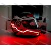 Cycling Motorcycle Helmet LED Cold Light Self-adhesive Reflective Luminous Sticker Strip Modified Waterproof Decoration