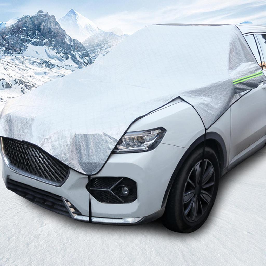 Car Windshield Cover for Ice and Snow Wiper Mirror Protector Waterproof Windproof Front Window