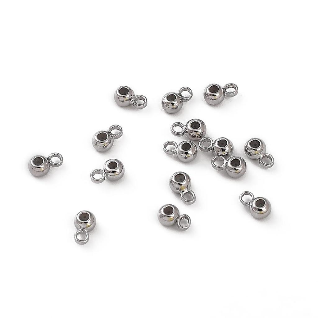 Copper Suspended Silicone Beads For DIY Jewelry Making Craft Accessories