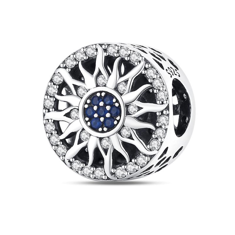 Медный кулон с бусинами серии «Луна и Солнце» для оригинального браслета 3 мм, ожерелье, женские роскошные изысканные украшения «сделай сам», подарок