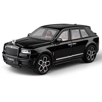 Масштаб 1/20 Rolls Cullinan Роскошный внедорожник из сплава металла Литая модель автомобиля Коллекция Хобби Украшение Праздничные подарки Парню