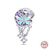 Fashion S925 Silver Colorful Butterfly Dragonfly Hummingbird Spring Series Charms Beads Fit  S925 Original Bracelet Jewelry
