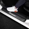 4PCS Car Styling Carbon Fiber Car Door Sill Protected Stickers Auto Emblem Decals For Volvo RDESIGN T6 AWD S40 S60 XC60 XC90 V60 HF3