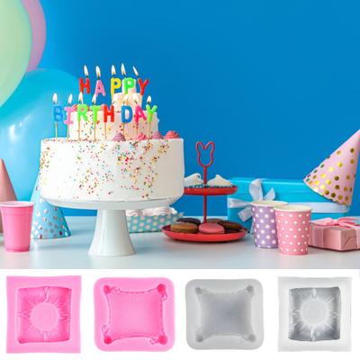 3D Подушка Силиконовая Форма Торт Помадка Форма Для Жевательной Пасты для Сахара