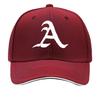 Регулируемая бейсболка Snapback со стильной буквой А, винтажная черная, с изогнутым козырьком. Идеально для бейсболки-сэндвич