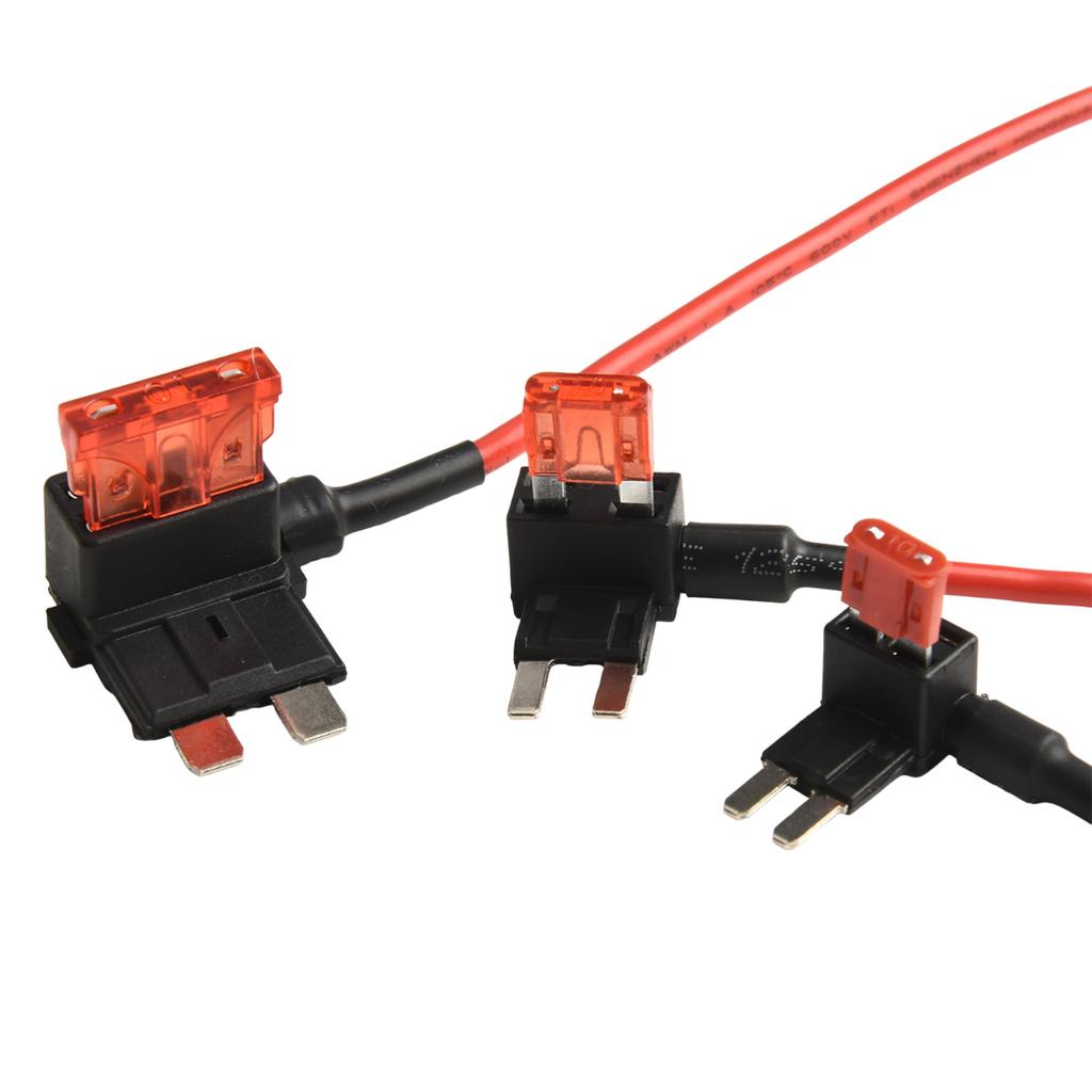 Car Fuse Blade Holder Circuit Adapter Protector Splitter for Standard and Low Profile Fuse Slots for Trucks Cars Boats