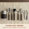 Titanium Tea Ceremony Tools Set With Ebony Wood Handle Six Piece Accessories Gourmet Brewing Office Use