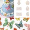 Butterflies Fondant Decoration Mold Cake Chocolate Decoration Mold Diy Baking  Silicone Molds for Baking