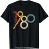 Men's Vintage Birthday Gifts: Old 43 Year Classic T-Shirt Summer 43 Year Classic 1980 Limited Edition  Printed T-Shirt