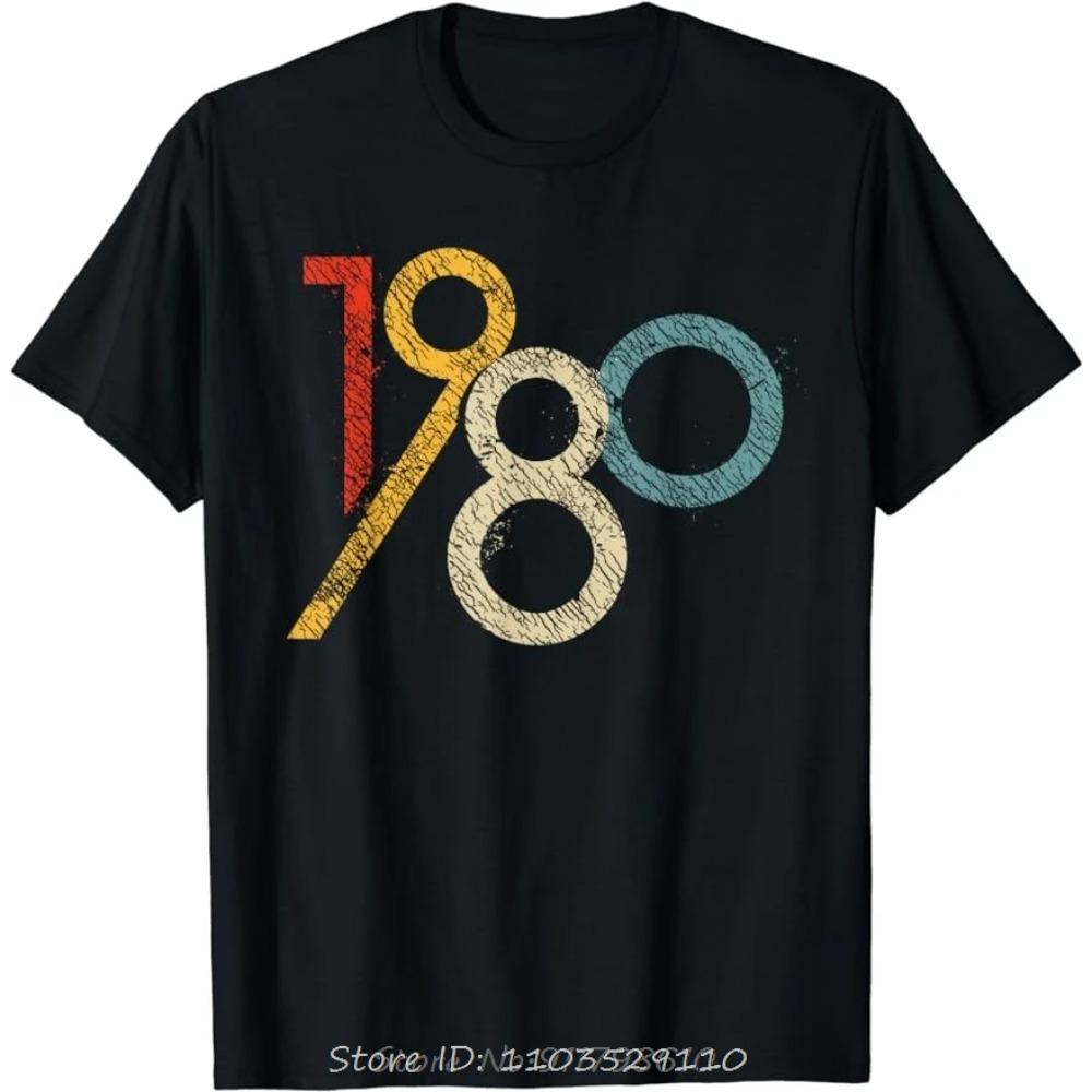 Men's Vintage Birthday Gifts: Old 43 Year Classic T-Shirt Summer 43 Year Classic 1980 Limited Edition Printed T-Shirt