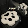 Adorable Cat Paw Fluffy Cushion - Cozy Short Plush Seat Pad for Autumn and Winter