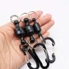 Portable Steel Fishing MRC Strong Magnetic Quick Release Clips Net Holder With Fishing Coil Lanyard Aluminum Carabiner