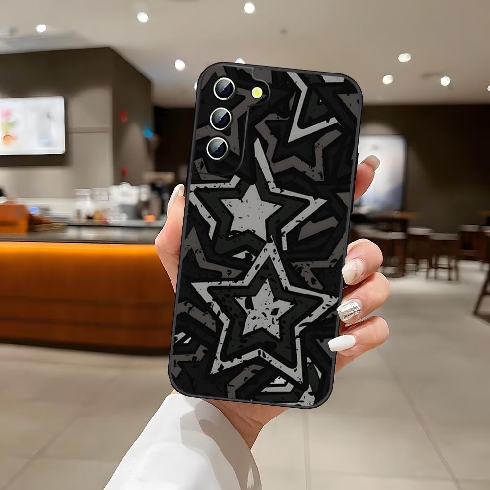 Модный Чехол для Телефона INS Звезды Для S25 Samsung S26 S24 Ultra S22 S23 S20 Fe S21 Plus A54 A34 A16 A53 Задняя Крышка