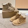 Женская обувь зимние сапоги плюшевые утолщенные зимние модные винтажные толстые подошвы противоскользящие теплые зимние сапоги для отдыха