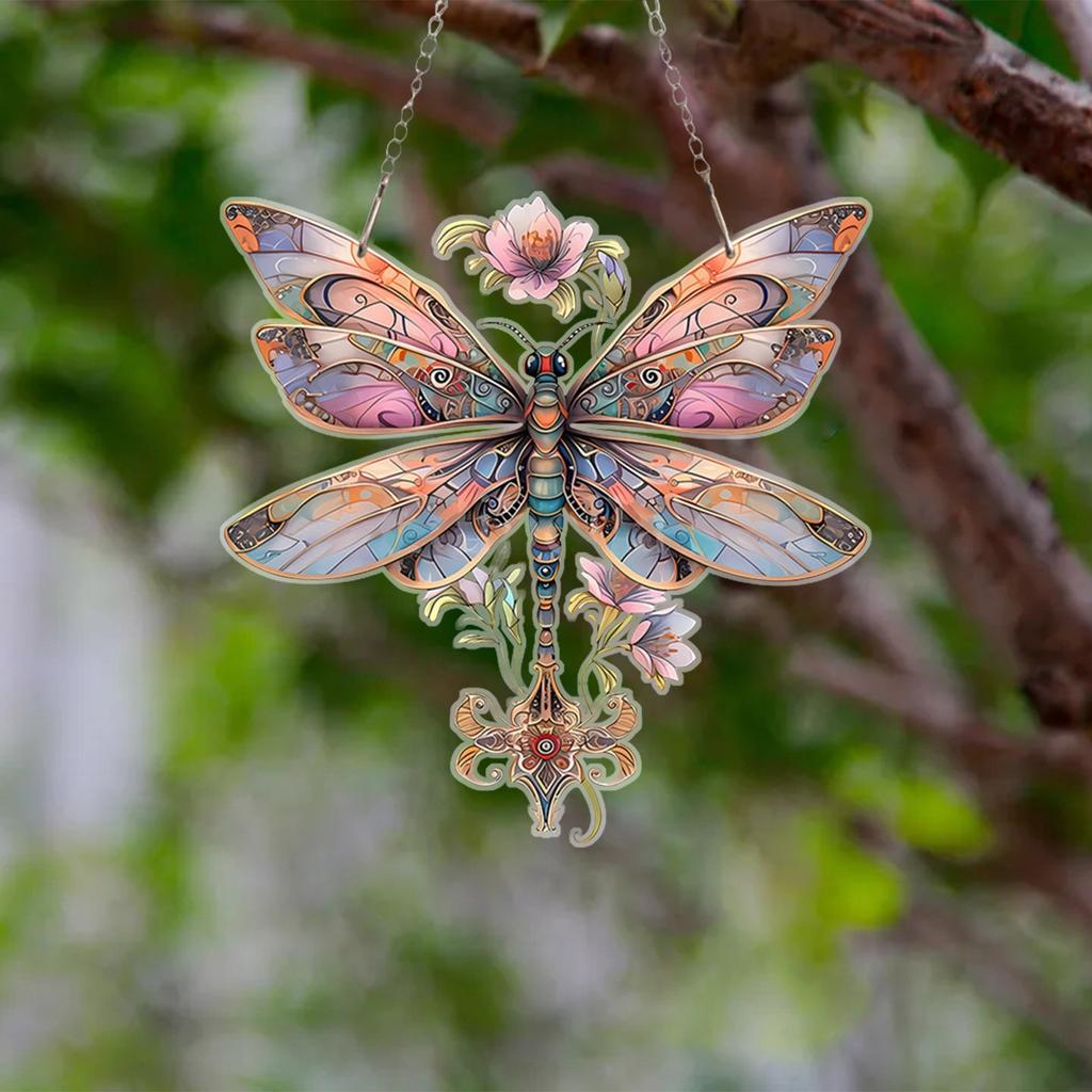 Acrylic Flat Garden Decorative Sun Catchers Decorative Pendant, Interesting Animal Pendant