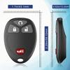 Car Key Fob Keyless Entry Remote fits Chevy Suburban Tahoe Traverse/GMC Acadia Yukon/Enclave/Saturn Outlook OUC60270, OUC60221, Set of 2