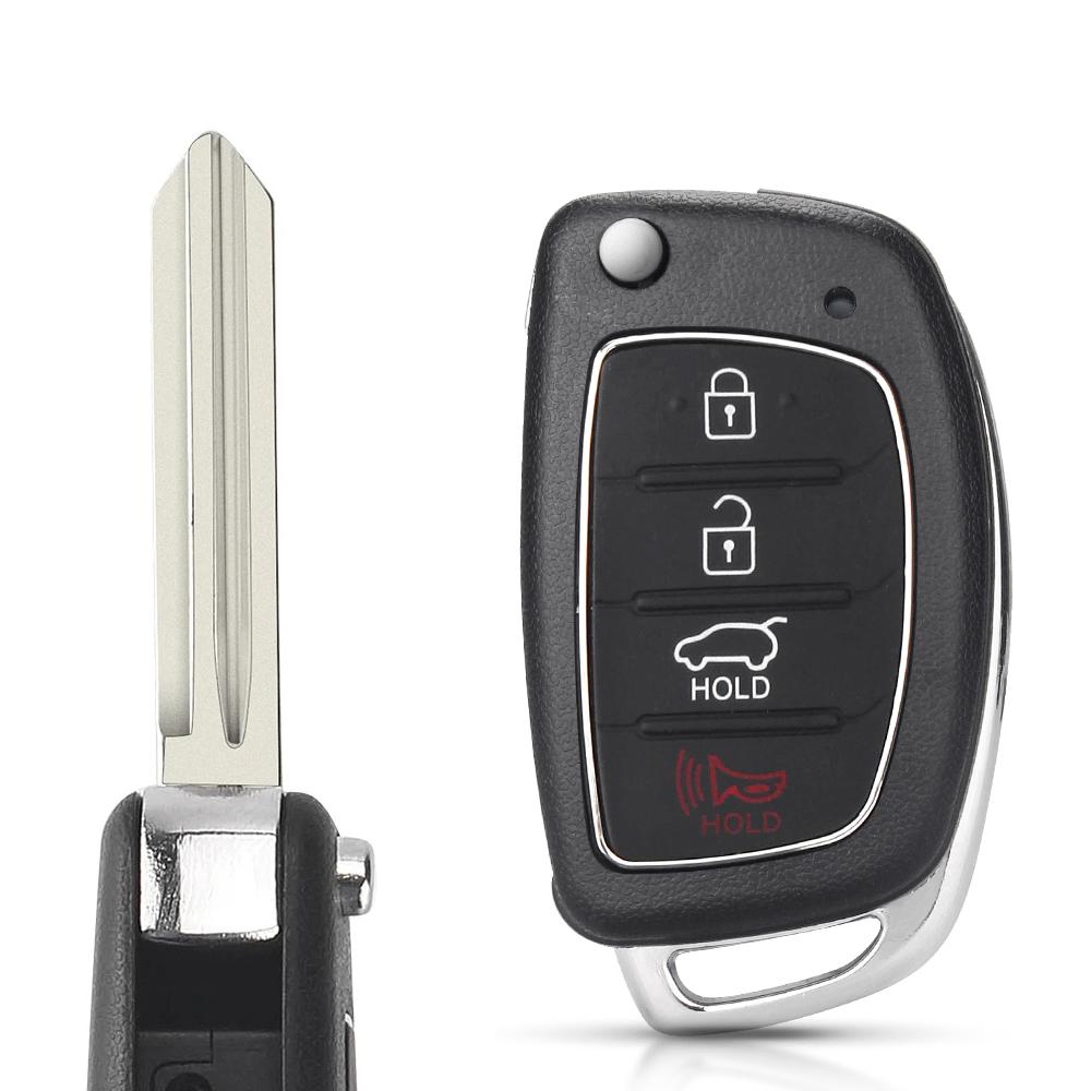 3/4 кнопки откидной складной чехол для автомобильного дистанционного ключа для HYUN.DAI Mistra Santa Fe Sonata Tucson Accent I30 I40 I45