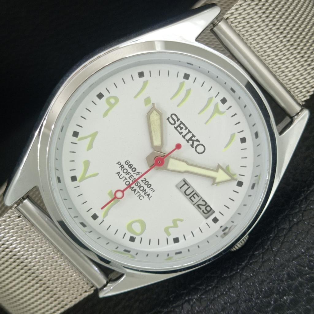 ОТРЕСТАВРИРОВАННЫЕ ВИНТАЖНЫЕ МУЖСКИЕ АВТОМАТИЧЕСКИЕ ЧАСЫ SEIKO 6309A ЯПОНИЯ БЕЛЫЙ ЦИФЕРБЛАТ a442729-1