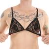 Aleria Black Lace Bra - NoGenderWear - Sheer Mesh