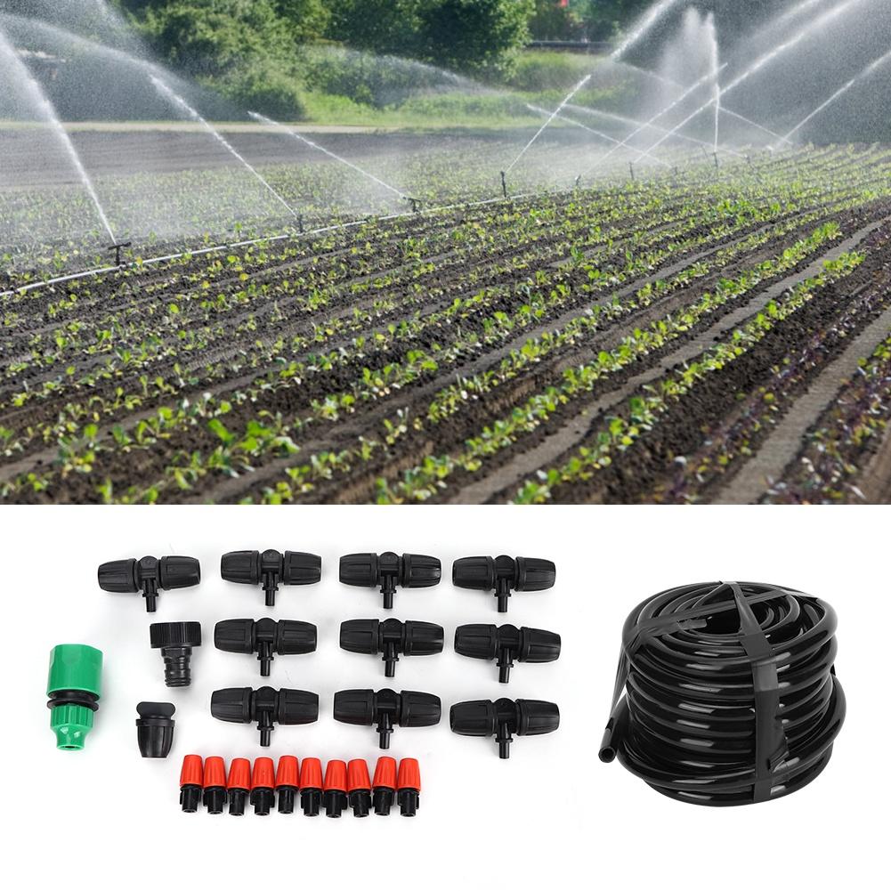 10m DIY Automatic Watering Set Garden Plant Flower Irrigation Atomizing Kit with Nozzle