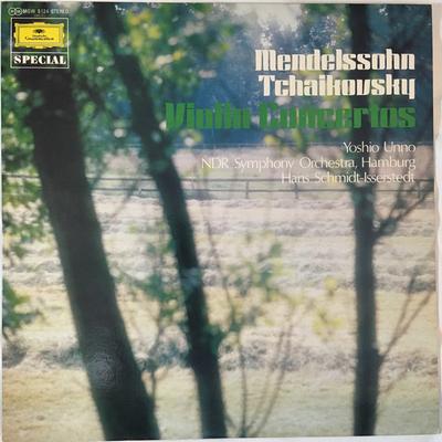 Виниловая пластинка YOSHIO UNNO HANS SCHMIDTISSERSTED Мендельсон Чайковский Скрипка Co MGW5124 DEUTSCHE GRAMMO 1967 Япония Классическая Б/у