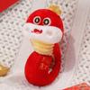 Of Snake Year Plush Toy Clap Ring Wrist Decoration Stuffed Dolls Kids Gifts