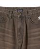 PHYPS MOTORCYCLE Wing Logo Denim Pants Brown