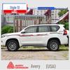 Toyota Prado 10-22 Модели Автомобильная Полоса на Кузов Наклейка на Поясную Линию.